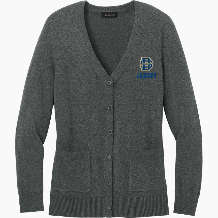 Divine Savior Academy Jaguars <span class="pdp-name-mascot">Divine Savior Academy Jaguars</span> Port Authority Women's Easy Care Button-Up Cardigan Sweater