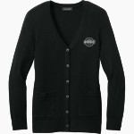 Allegheny Mountain Collegiate Conference Allegheny Mountain C Port Authority Women's Easy Care Button-Up Cardigan Sweater Front Thumbnail
