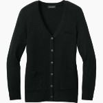 Zion Lutheran School Panthers Port Authority Women's Easy Care Button-Up Cardigan Sweater Front Thumbnail