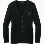 Lance O's Recruiting Network Lance O's Recruiting <span class="pdp-name-mascot">Lanceo's Recruiting Network</span> Port Authority Women's Easy Care Button-Up Cardigan Sweater Front Thumbnail