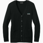 AUBURN RIVERSIDE HIGH SCHOOL RAVENS <span class="pdp-name-mascot">AUBURN RIVERSIDE RAVENS</span> Port Authority Women's Easy Care Button-Up Cardigan Sweater Front Thumbnail
