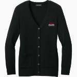 Jefferson Dragons Port Authority Women's Easy Care Button-Up Cardigan Sweater Front Thumbnail