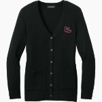 LOCKHART HIGH SCHOOL LIONS <span class="pdp-name-mascot">LOCKHART LIONS</span> Port Authority Women's Easy Care Button-Up Cardigan Sweater Front Thumbnail