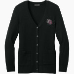 DOBYNS-BENNETT HIGH SCHOOL INDIANS Port Authority Women's Easy Care Button-Up Cardigan Sweater Front Thumbnail