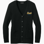 EAST NOBLE HIGH SCHOOL KNIGHTS <span class="pdp-name-mascot">EAST NOBLE KNIGHTS</span> Port Authority Women's Easy Care Button-Up Cardigan Sweater Front Thumbnail