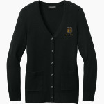 ROUGH ROCK COMMUNITY SCHOOL SUN DEVILS <span class="pdp-name-mascot">ROUGH ROCK COMMUNITY SUN DEVILS</span> Port Authority Women's Easy Care Button-Up Cardigan Sweater Front Thumbnail