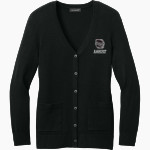 Amherst Hurricanes <span class="pdp-name-mascot">Amherst Hurricanes</span> Port Authority Women's Easy Care Button-Up Cardigan Sweater Front Thumbnail