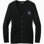LA SALLE CATHOLIC COLLEGE PREP FALCONS <span class="pdp-name-mascot">LA SALLE FALCONS</span> Port Authority Women's Easy Care Button-Up Cardigan Sweater Front Thumbnail