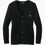 OVERLAKE OWLS ONLINE STORE Port Authority Women's Easy Care Button-Up Cardigan Sweater Front Thumbnail