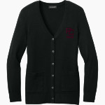 PELLA CHRISTIAN HIGH SCHOOL EAGLES Port Authority Women's Easy Care Button-Up Cardigan Sweater Front Thumbnail