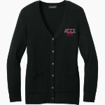 WILMOT UNION HIGH SCHOOL PANTHERS <span class="pdp-name-mascot">WILMOT PANTHERS</span> Port Authority Women's Easy Care Button-Up Cardigan Sweater Front Thumbnail