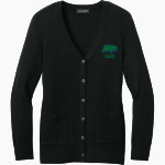 The Blake School BEARS ONLINE STORE Port Authority Women's Easy Care Button-Up Cardigan Sweater Front Thumbnail