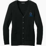 LAVILLE HIGH SCHOOL LANCERS Port Authority Women's Easy Care Button-Up Cardigan Sweater Front Thumbnail