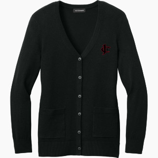 Port Authority Women's Easy Care Button-Up Cardigan Sweater