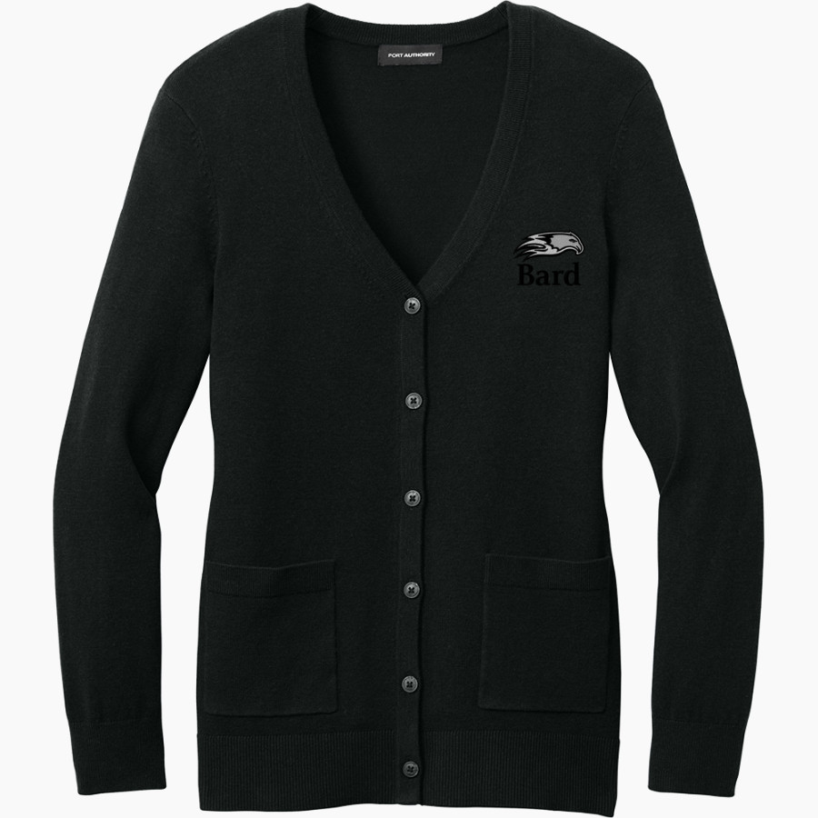 Bard College Official Online Store Port Authority Women's Easy Care Button-Up Cardigan Sweater