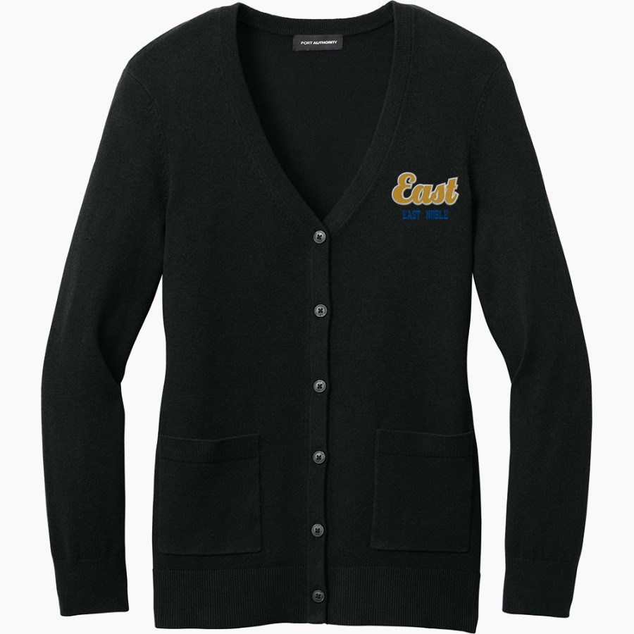EAST NOBLE HIGH SCHOOL KNIGHTS <span class="pdp-name-mascot">EAST NOBLE KNIGHTS</span> Port Authority Women's Easy Care Button-Up Cardigan Sweater