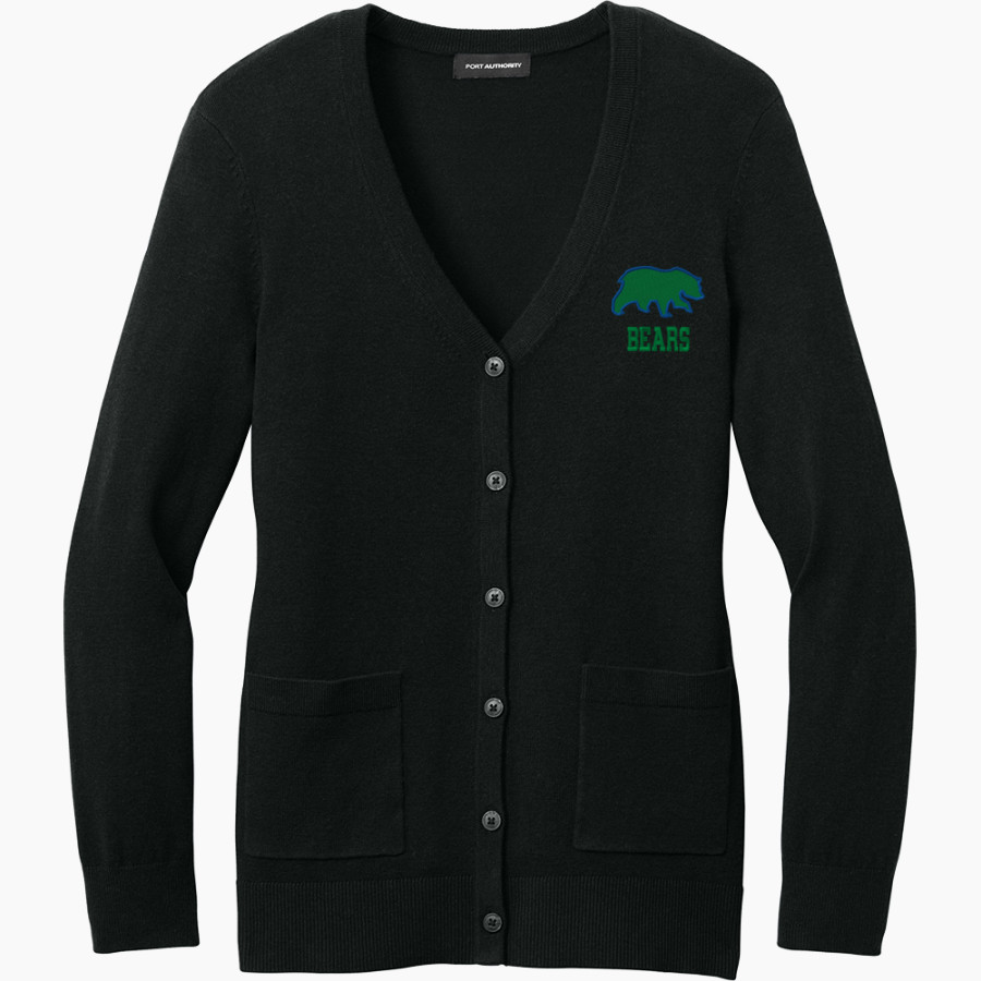 The Blake School BEARS ONLINE STORE Port Authority Women's Easy Care Button-Up Cardigan Sweater