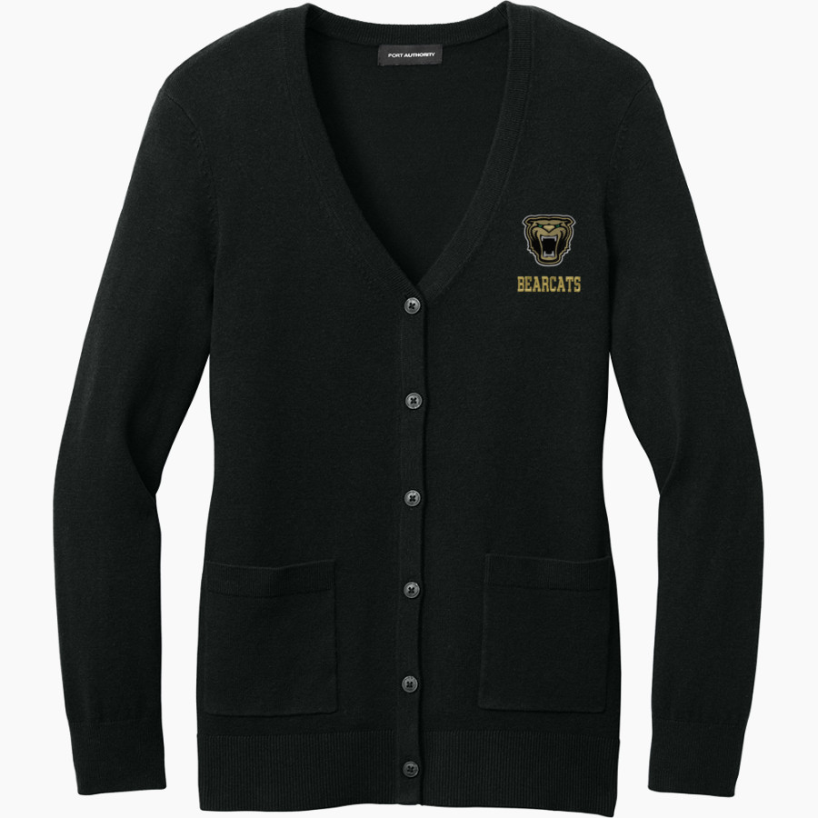 CULLMAN HIGH SCHOOL BEARCATS <span class="pdp-name-mascot">CULLMAN BEARCATS</span> Port Authority Women's Easy Care Button-Up Cardigan Sweater