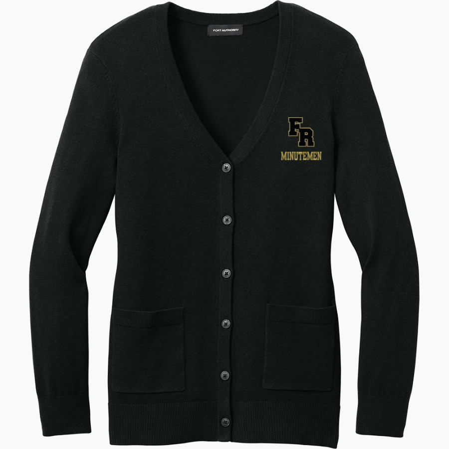 Franklin Road Christian School Minutemen Port Authority Women's Easy Care Button-Up Cardigan Sweater
