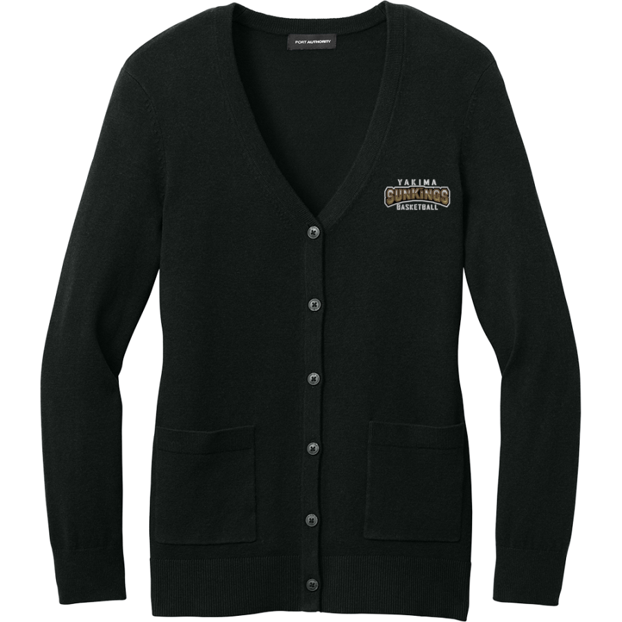 Yakima Sunkings Sunkings <span class="pdp-name-mascot">Yakima Sunkings</span> Port Authority Women's Easy Care Button-Up Cardigan Sweater