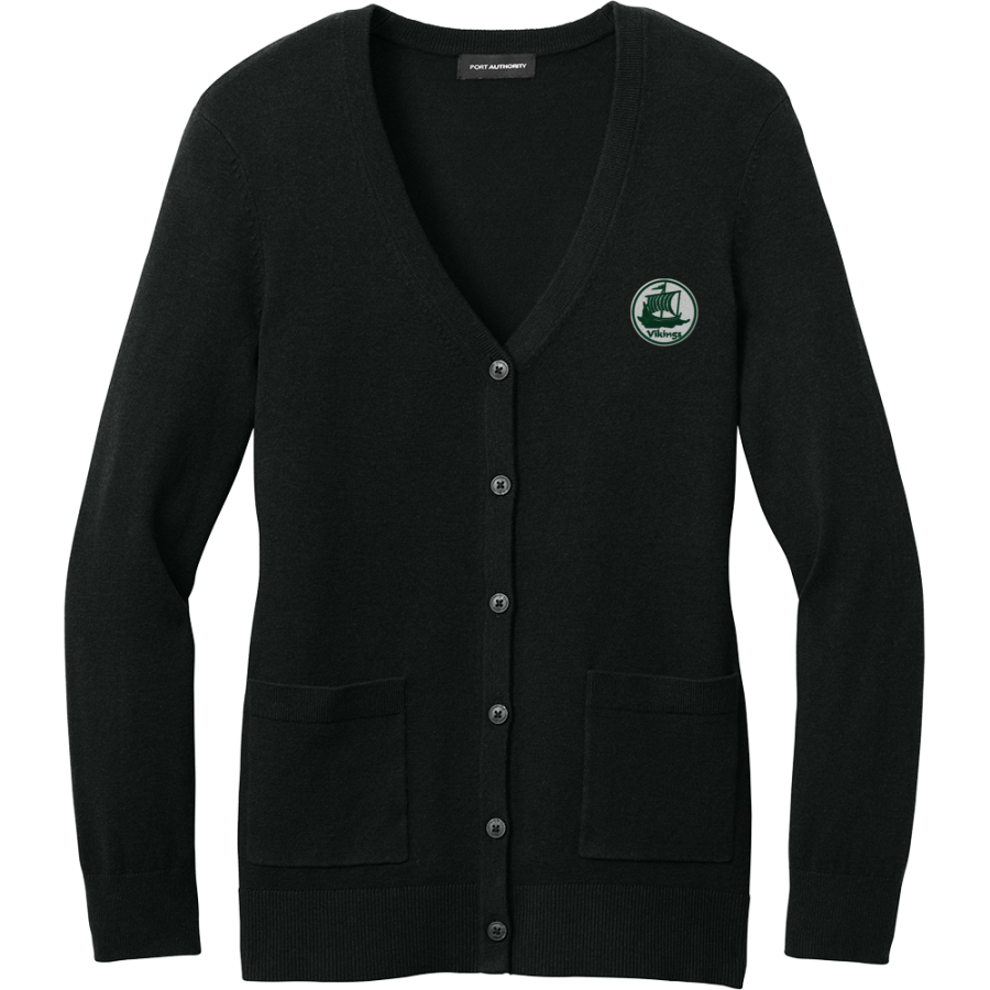 PALO ALTO HIGH SCHOOL VIKINGS <span class="pdp-name-mascot">PALO ALTO VIKINGS</span> Port Authority Women's Easy Care Button-Up Cardigan Sweater