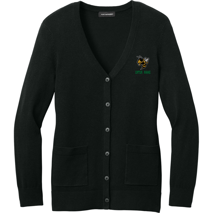 WINDSOR HIGH SCHOOL YELLOW JACKETS <span class="pdp-name-mascot">WINDSOR YELLOW JACKETS</span> Port Authority Women's Easy Care Button-Up Cardigan Sweater
