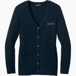 Hope College Online Athletics Store <span class="pdp-name-mascot">Hope Flying Dutch</span> Port Authority Women's Easy Care Button-Up Cardigan Sweater Front Thumbnail