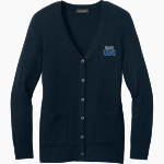 REAVIS HIGH SCHOOL RAMS Port Authority Women's Easy Care Button-Up Cardigan Sweater Front Thumbnail