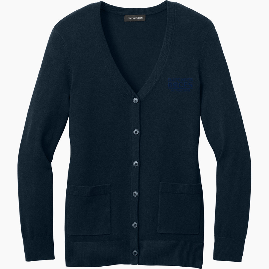 Dutchess BOCES <span class="pdp-name-mascot">Dutchess County BOCES</span> Port Authority Women's Easy Care Button-Up Cardigan Sweater