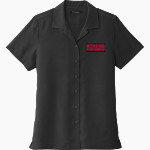 ATHENS HIGH SCHOOL RED HAWKS <span class="pdp-name-mascot">ATHENS RED HAWKS</span> Port Authority Women's Short Sleeve Performance Staff Shirt Front Thumbnail
