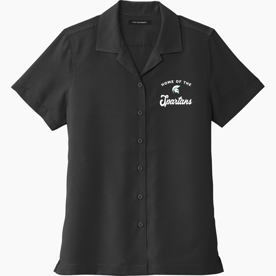 SCHURR HIGH SCHOOL SPARTANS Port Authority Women's Short Sleeve Performance Staff Shirt