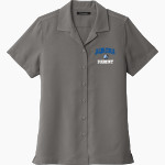 Aurora University Spartans Online Store <span class="pdp-name-mascot">Aurora Spartans</span> Port Authority Women's Short Sleeve Performance Staff Shirt Front Thumbnail