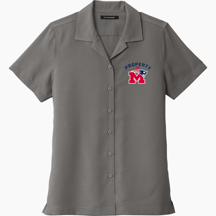 Marion Patriots <span class="pdp-name-mascot">Marion High School Patriots</span> Port Authority Women's Short Sleeve Performance Staff Shirt