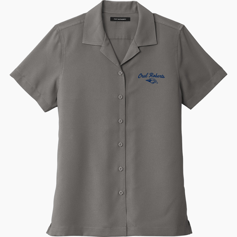 Oral Roberts Golden Eagles <span class="pdp-name-mascot">Oral Roberts Golden Eagles</span> Port Authority Women's Short Sleeve Performance Staff Shirt