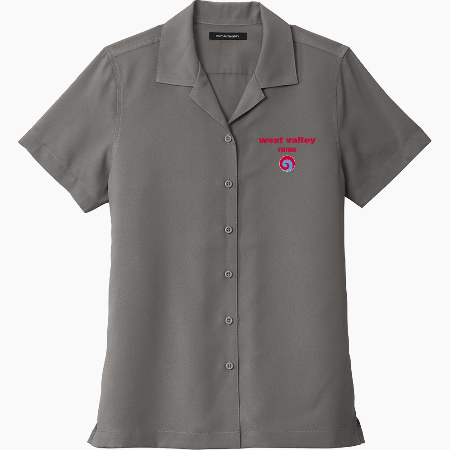 West Valley Rams Online Store <span class="pdp-name-mascot">West Valley Rams</span> Port Authority Women's Short Sleeve Performance Staff Shirt