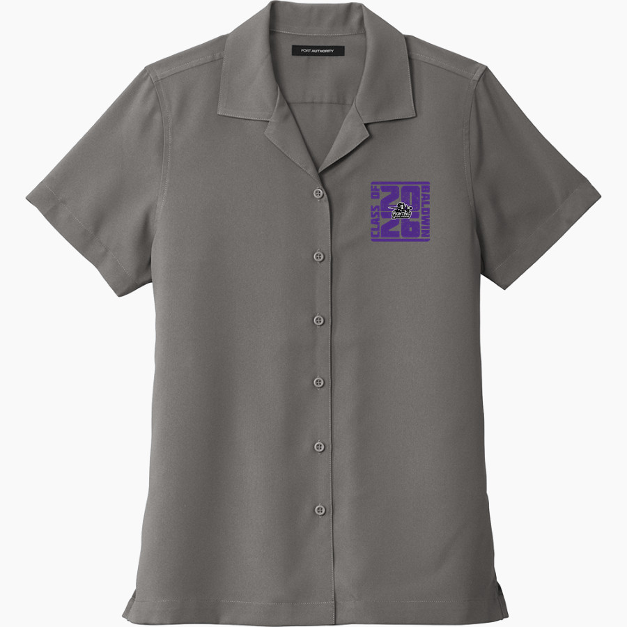 Baldwin High School Fighting Highlanders <span class="pdp-name-mascot">Baldwin Fighting Highlanders</span> Port Authority Women's Short Sleeve Performance Staff Shirt