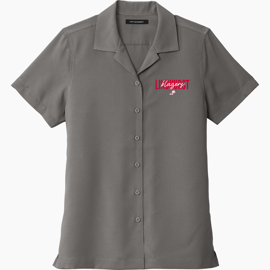 LINDHURST HIGH SCHOOL BLAZERS <span class="pdp-name-mascot">LINDHURST BLAZERS</span> Port Authority Women's Short Sleeve Performance Staff Shirt