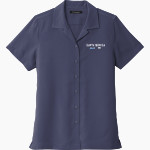 Santa Monica Corsairs <span class="pdp-name-mascot">Santa Monica College Corsairs</span> Port Authority Women's Short Sleeve Performance Staff Shirt Front Thumbnail