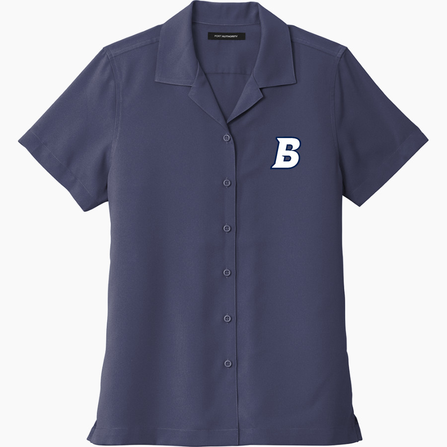 Brandeis Judges Online Store <span class="pdp-name-mascot">Brandeis Judges</span> Port Authority Women's Short Sleeve Performance Staff Shirt