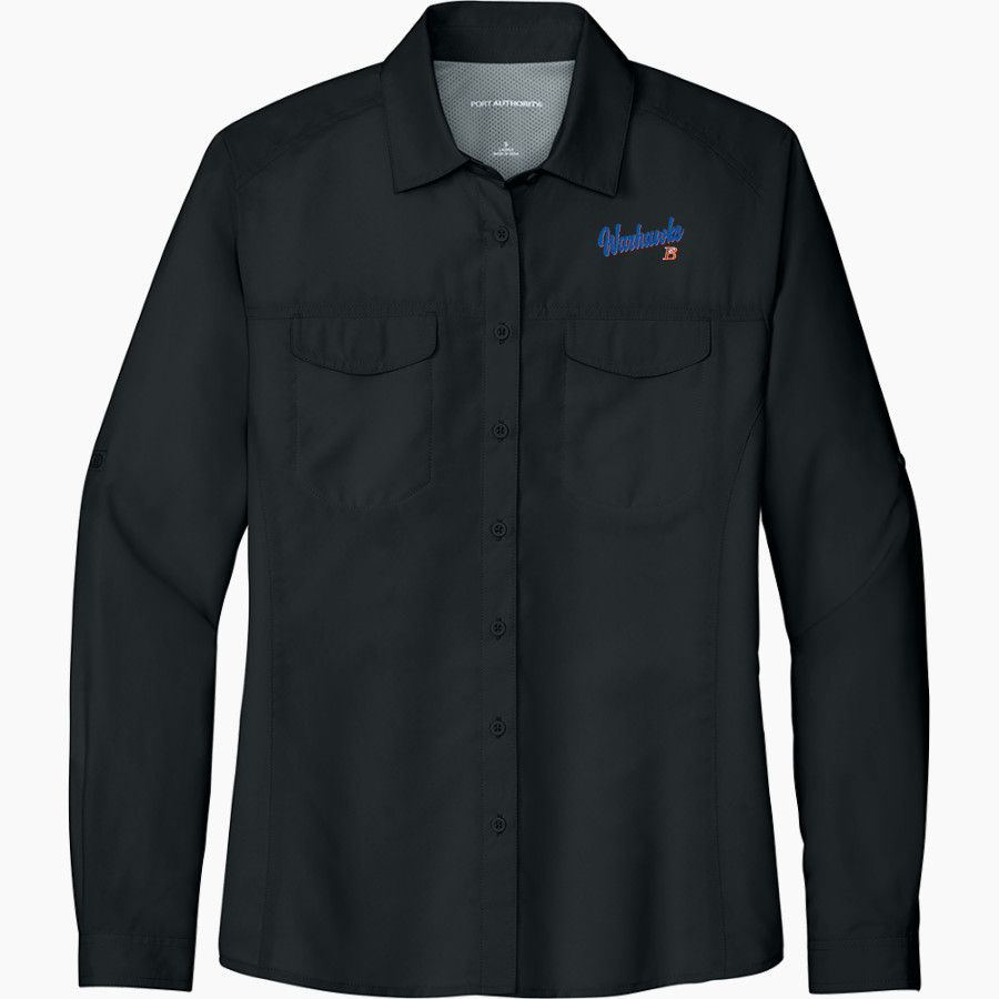 Bloomfield Warhawks Port Authority Women's UV Daybreak Long-Sleeve Shirt