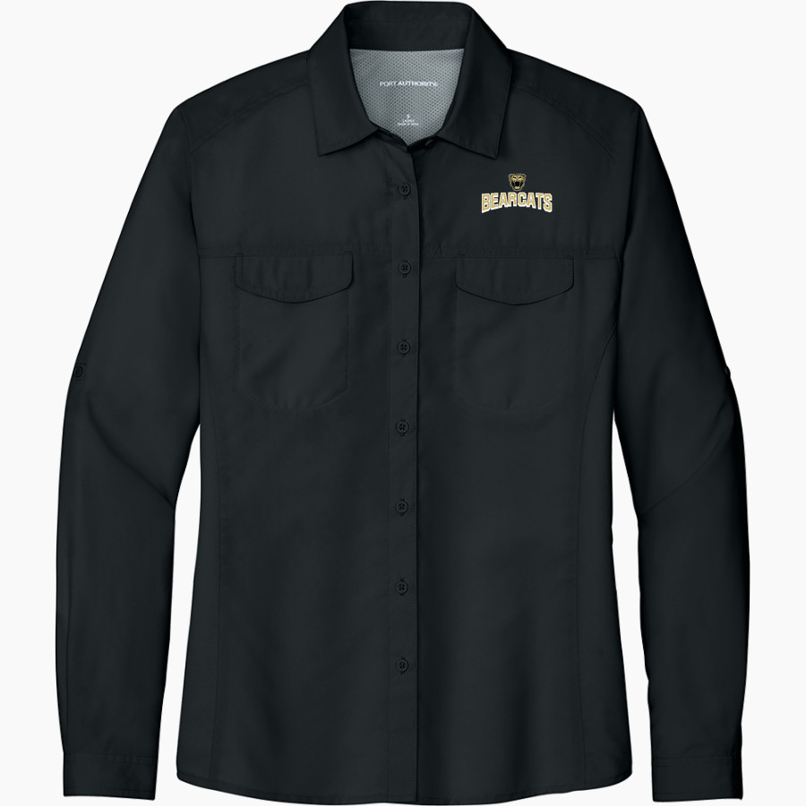 CULLMAN HIGH SCHOOL BEARCATS <span class="pdp-name-mascot">CULLMAN BEARCATS</span> Port Authority Women's UV Daybreak Long-Sleeve Shirt