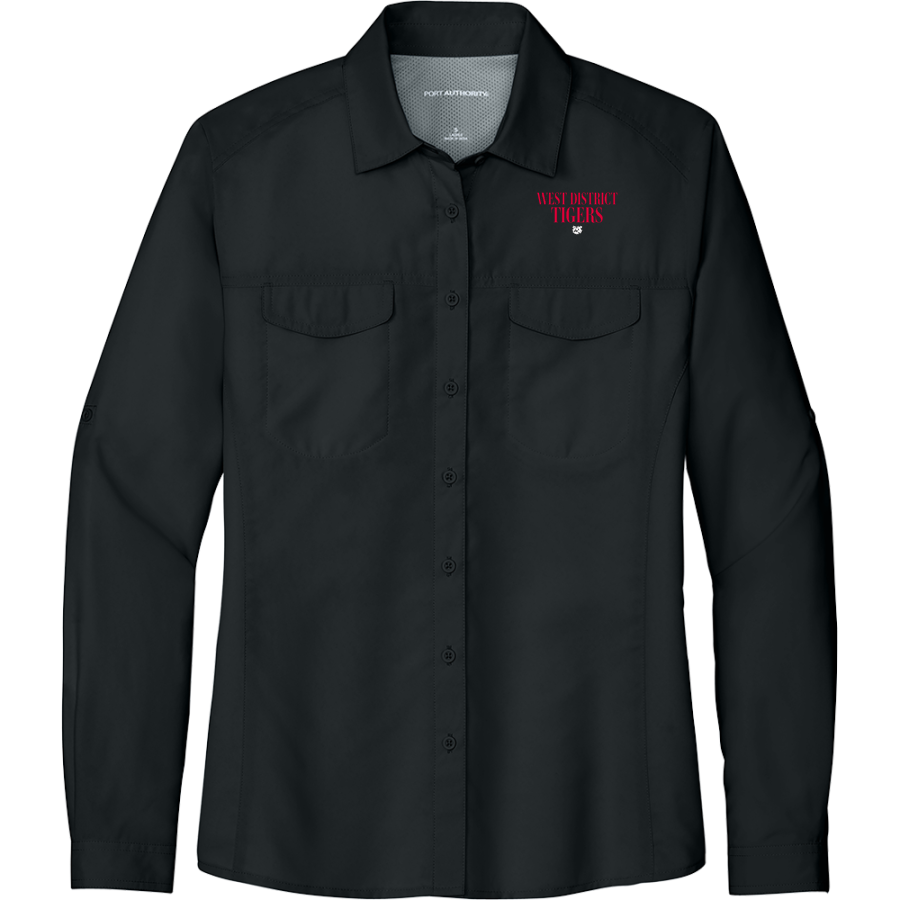 West District Tigers <span class="pdp-name-mascot">West District Elementary School Tigers</span> Port Authority Women's UV Daybreak Long-Sleeve Shirt