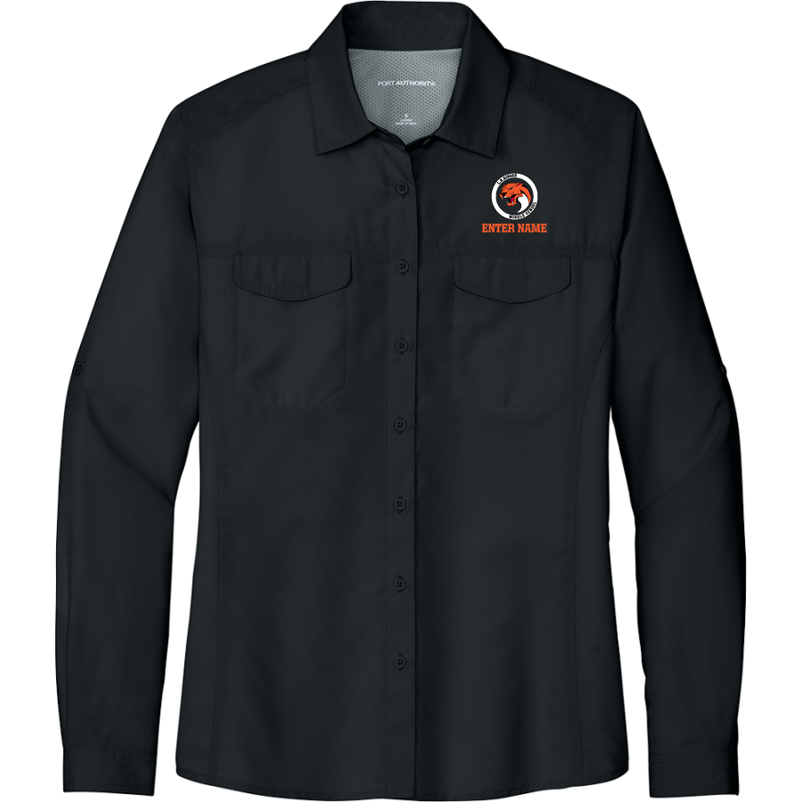 Ainger Cougars <span class="pdp-name-mascot">Ainger Cougars</span> Port Authority Women's UV Daybreak Long-Sleeve Shirt
