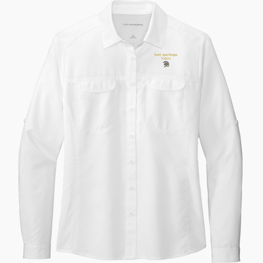 HOT SPRINGS HIGH SCHOOL TROJANS <span class="pdp-name-mascot">HOT SPRINGS TROJANS</span> Port Authority Women's UV Daybreak Long-Sleeve Shirt
