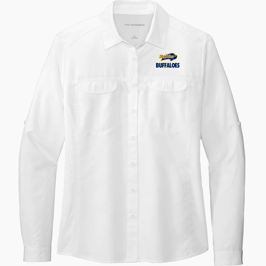 Elm Creek Buffaloes <span class="pdp-name-mascot">Elm Creek Buffaloes</span> Port Authority Women's UV Daybreak Long-Sleeve Shirt