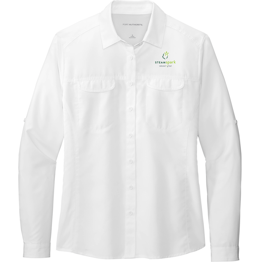 STEAMspark STEAMspark <span class="pdp-name-mascot">STEAMspark</span> Port Authority Women's UV Daybreak Long-Sleeve Shirt