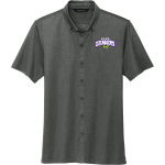Southern Delaware School Of The Arts dragons <span class="pdp-name-mascot">SDSA Dragons</span> Mercer+Mettle Men's Stretch Pique Full-Button Polo Front Thumbnail