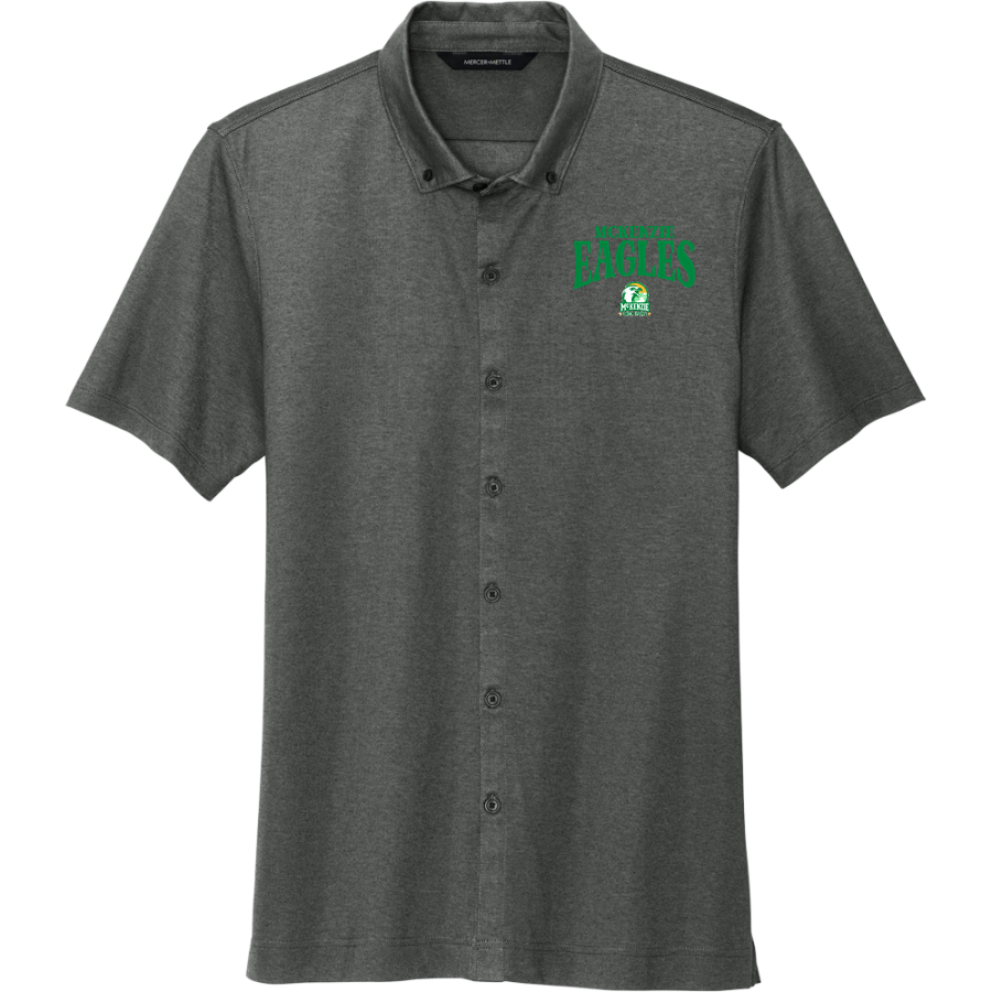 MC KENZIE HIGH SCHOOL EAGLES <span class="pdp-name-mascot">MC KENZIE EAGLES</span> Mercer+Mettle Men's Stretch Pique Full-Button Polo