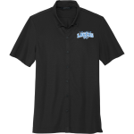 Garrett College Lakers <span class="pdp-name-mascot">Garrett College Lakers</span> Mercer+Mettle Men's Stretch Pique Full-Button Polo Front Thumbnail