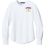 Fowler Grizzlies <span class="pdp-name-mascot">Fowler Grizzlies</span> Mercer+Mettle Women's Stretch Jersey Long Sleeve Blouson Top Front Thumbnail